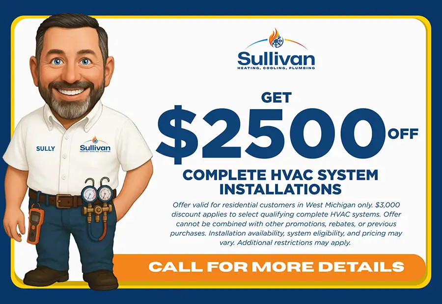 $2500 Off Complete HVAC System Installations